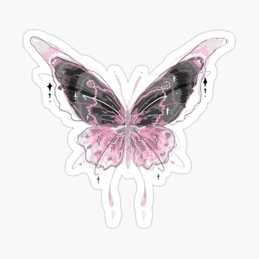 Sticker The charming moth butterfly 29