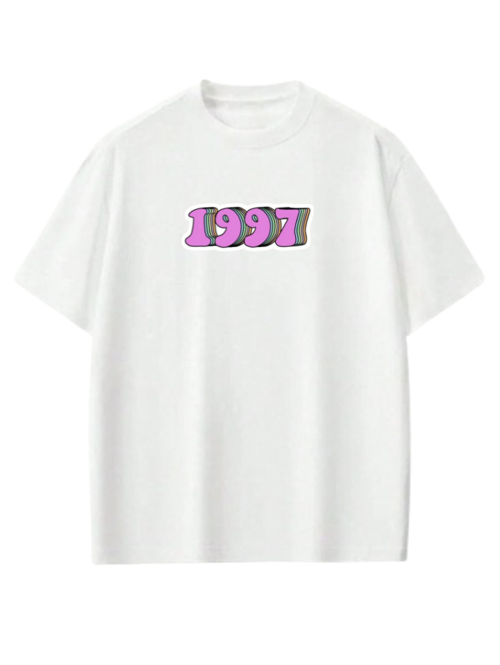 age t- shirt White 1997