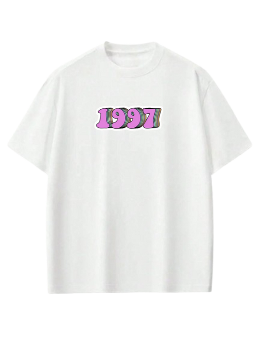 age t- shirt White 1997