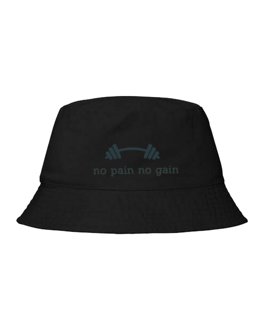 workout gym pilates Bucket hat Fishman hat cap Black 29