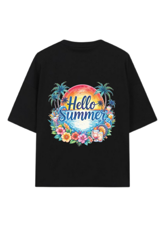 Summer Vibes t- shirt Black Back 29