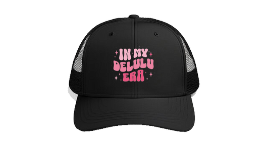 Baseball cap Black IN MY DELULU ERA 77