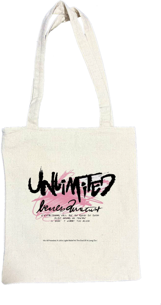 UNLIMITED tote bag beige 119