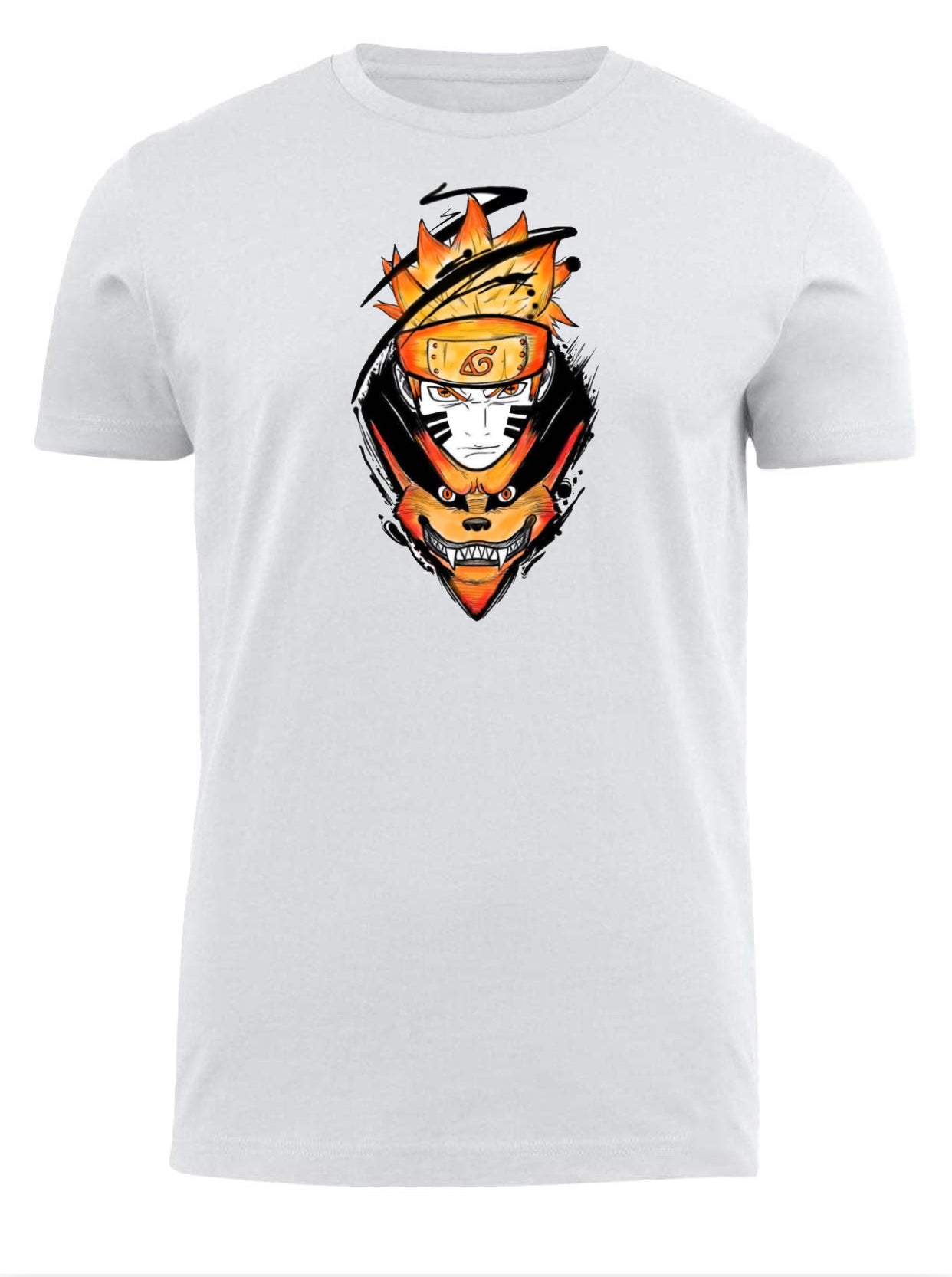 Naruto Shippuden t- shirt fat White 29