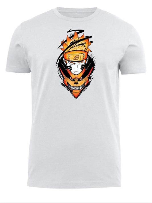 Naruto Shippuden t- shirt fat White 29