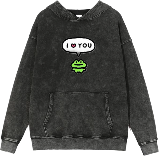 Frog Oversize Hoodie Washed 29