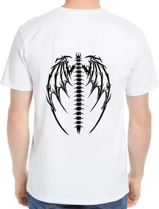 Goth  Oversize t- shirt  White Back 29