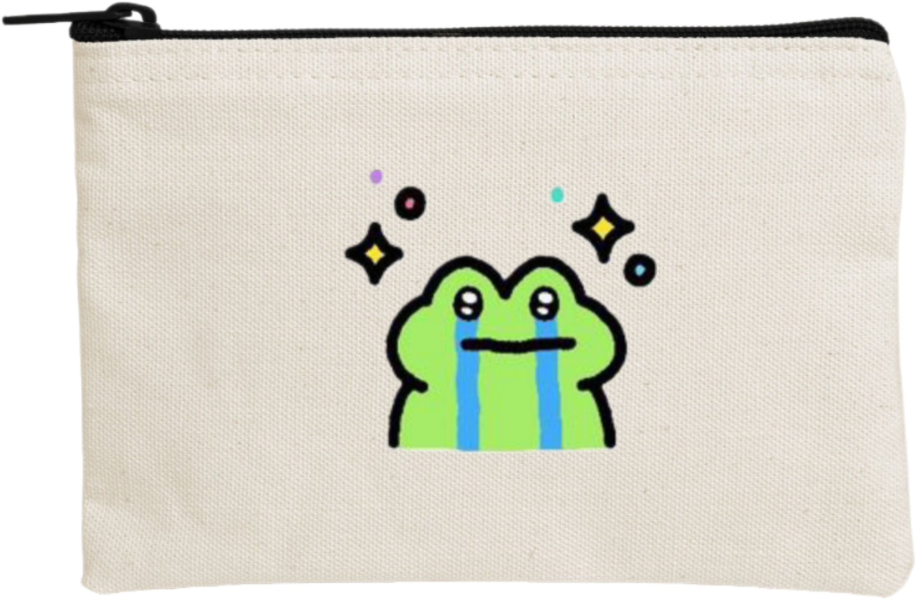 Frog wallet pencil case Beige 29