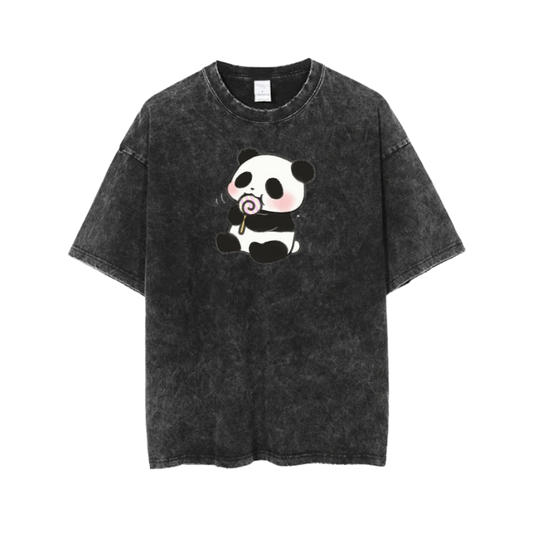 PANDA One Size t- shirt Washed 29