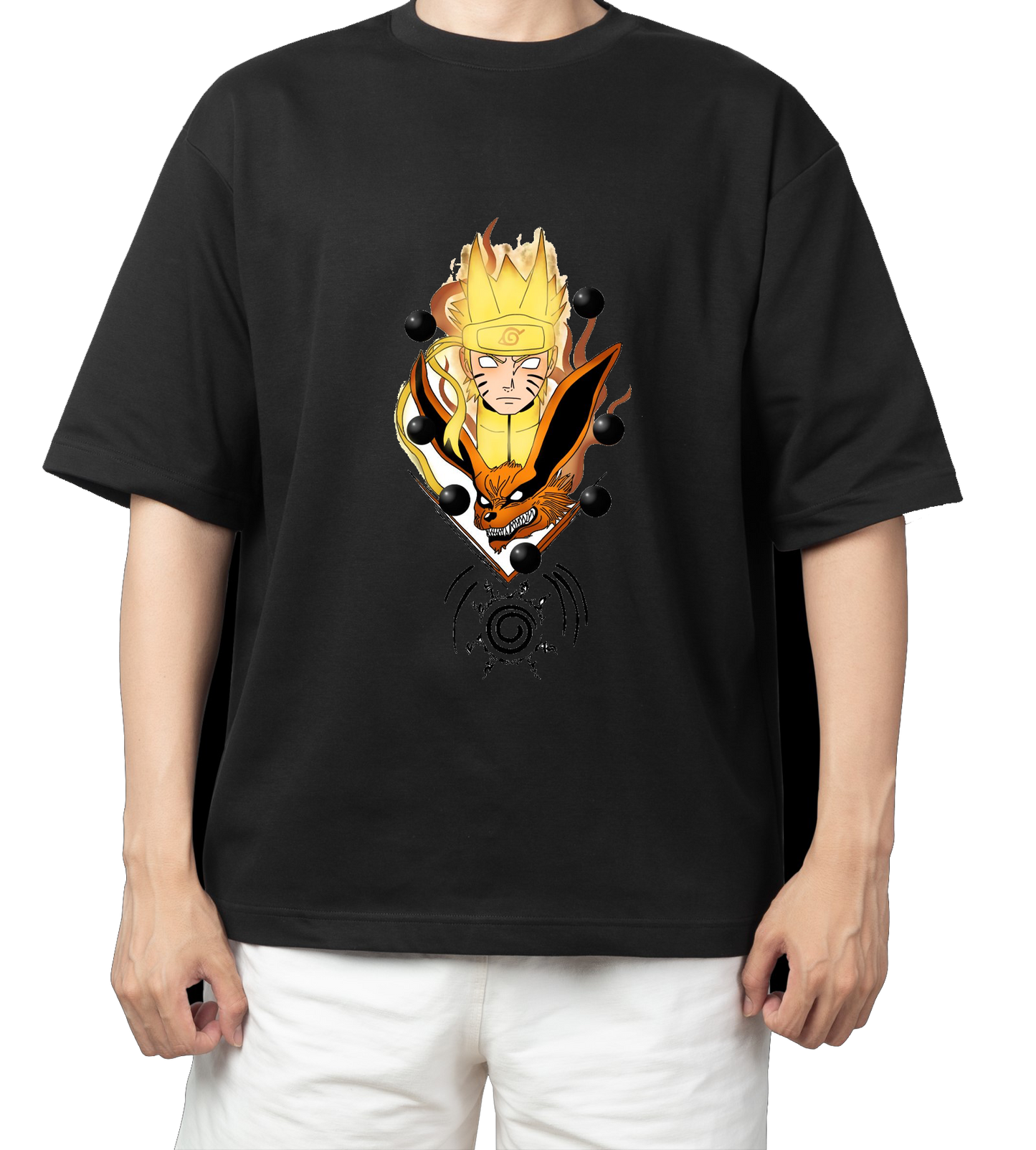 Naruto Shippuden t- shirt One Size Black 29