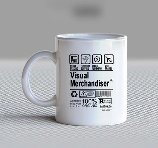 Visual Merchandiser Back text Mug 29
