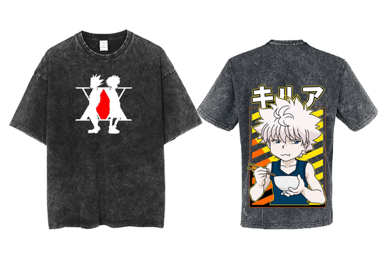 Hunter × Hunter t- shirt One Size Washed Back 29
