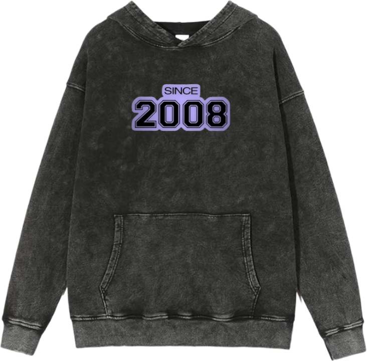 age Oversize  Hoodie Washed gray 2008