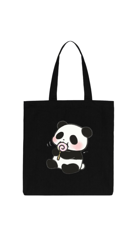 PANDA tote bag Black 29
