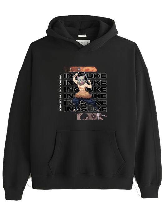 Anime Demon slayer nezuko tanjiro Oversize Hoodie Black 82