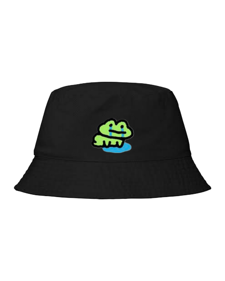 Frog Bucket hat Fishman hat cap Black 29