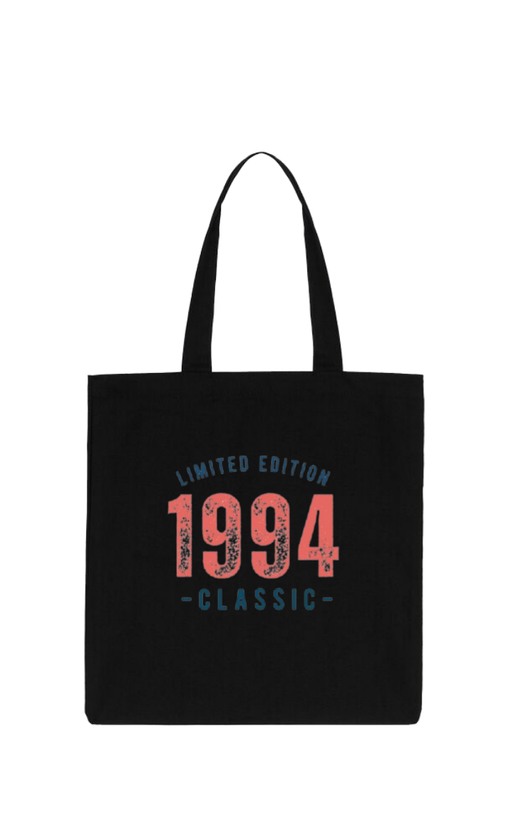 age tote bag Black 1994
