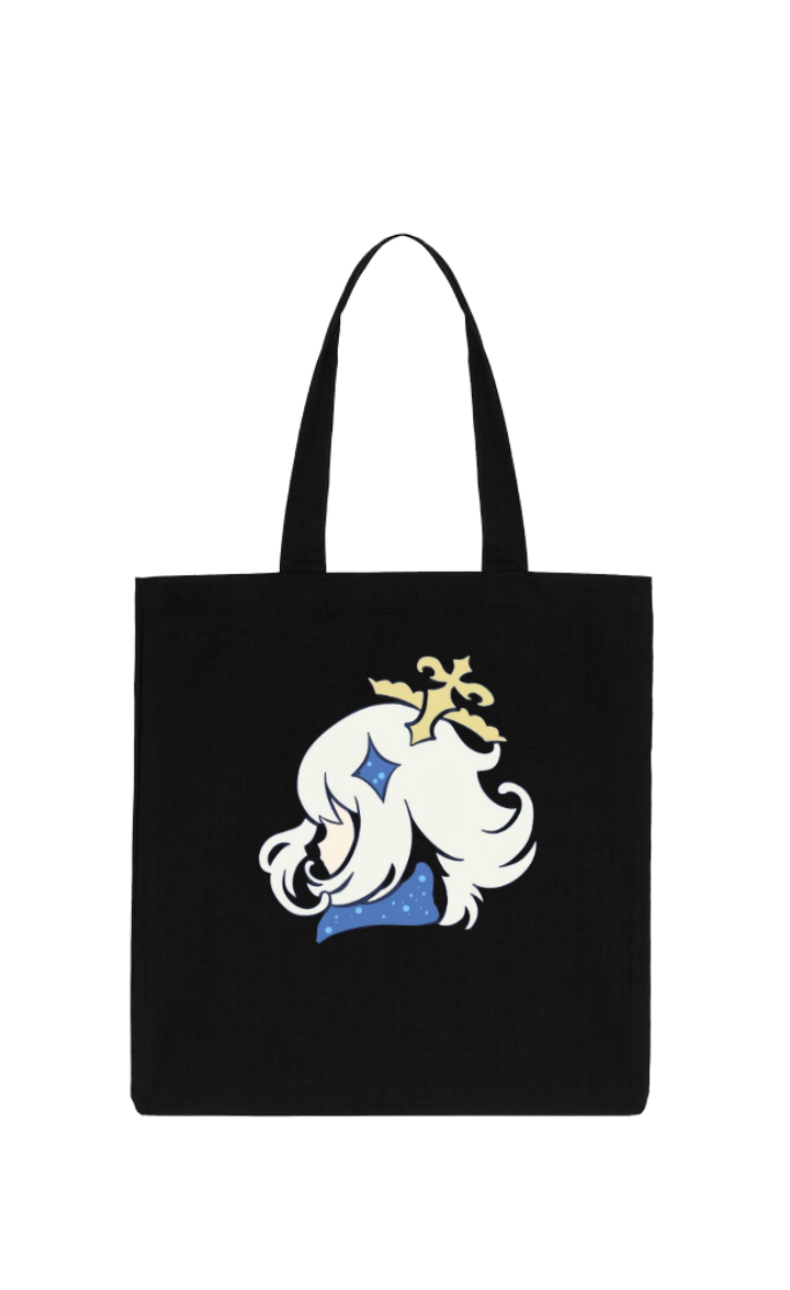 Genshin Impact Paimon tote bag Black 29