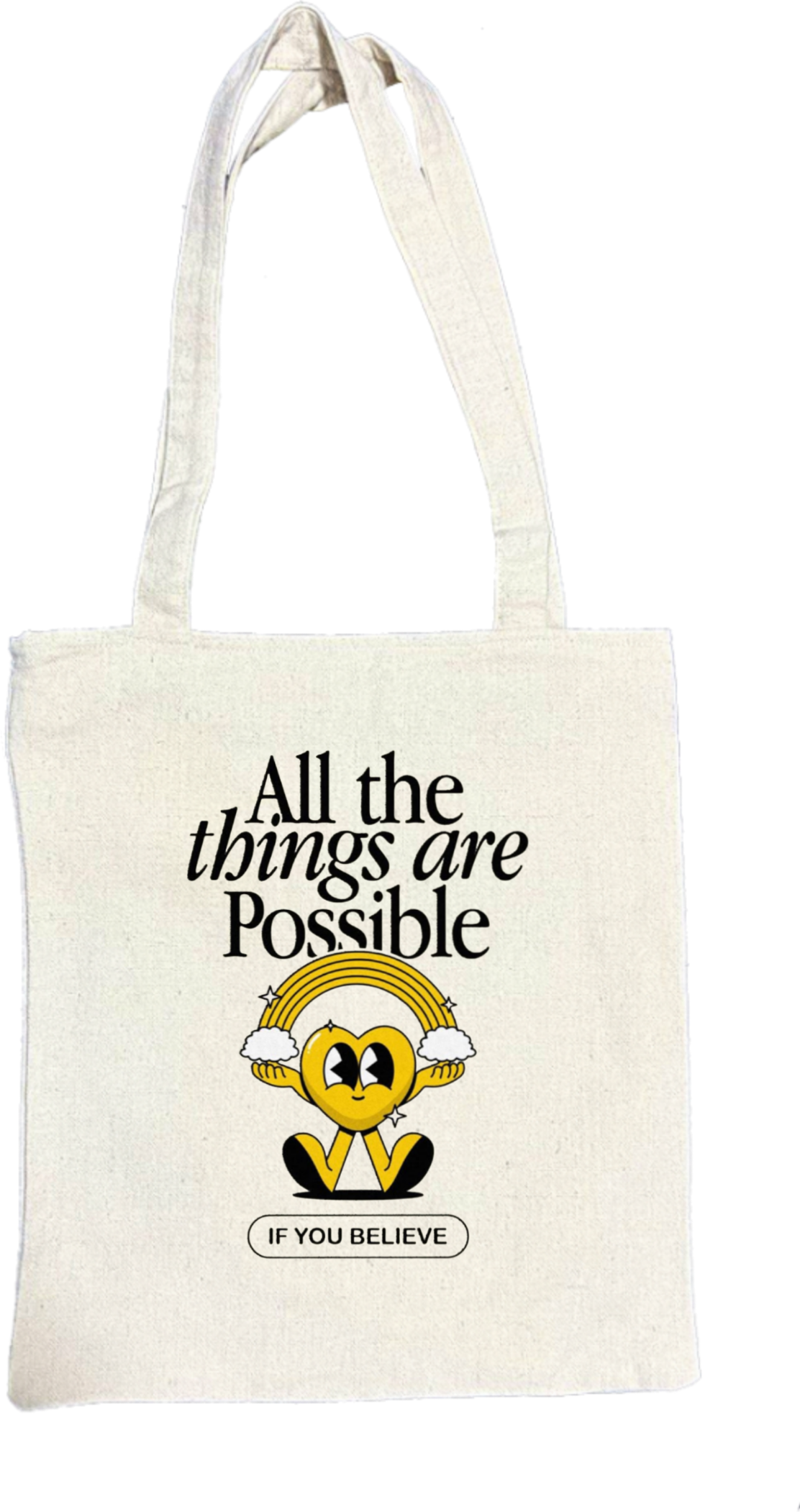 things are thAll the Possible tote bag beige 169