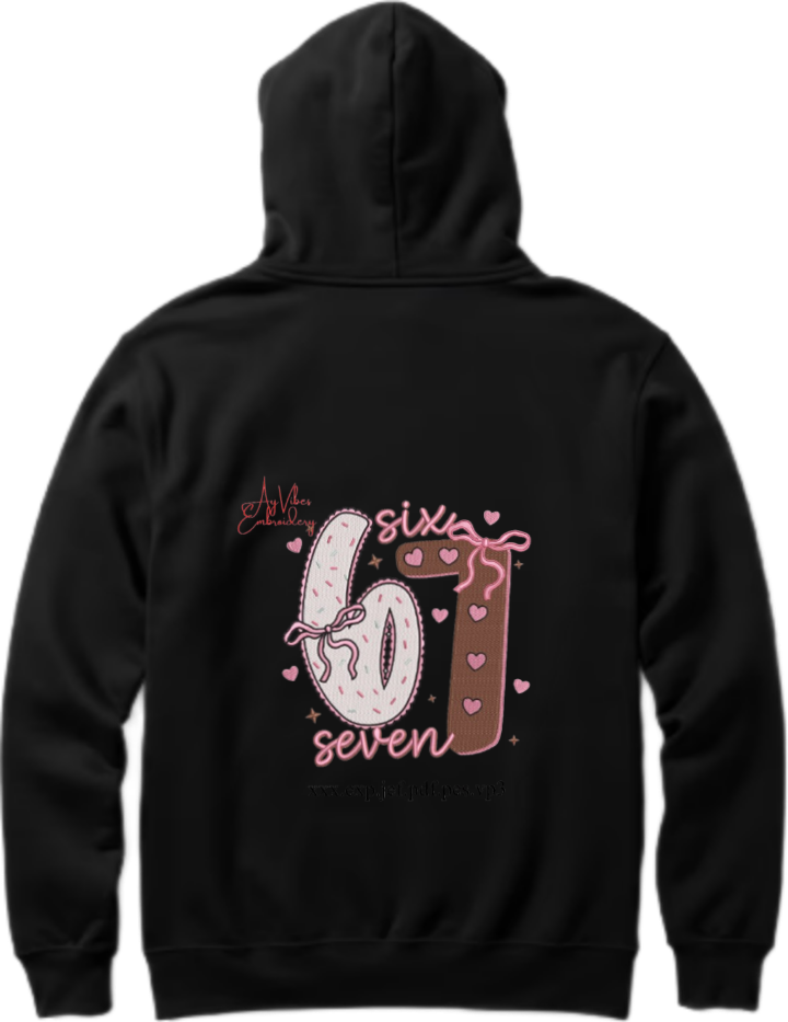 designs 67 Oversize Hoodie Black Back 29