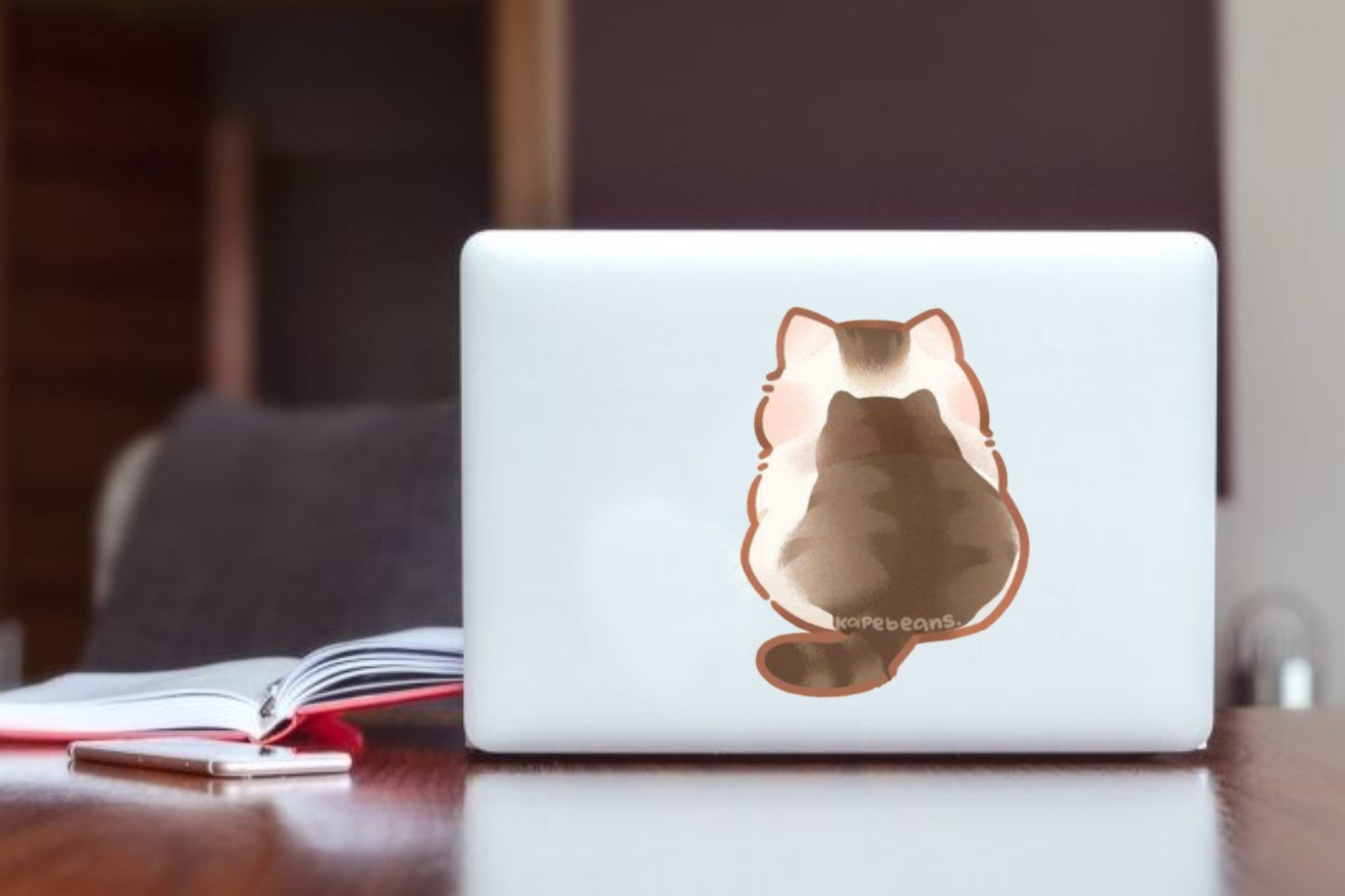 cat Laptop Sticker 29