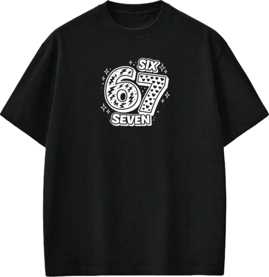 67 designs One Size t- shirt Black 29
