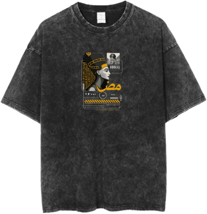 Egypt t- shirt Over Size Washed 29