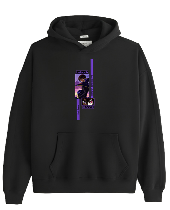 Code Geass One Size hoodie Black 2