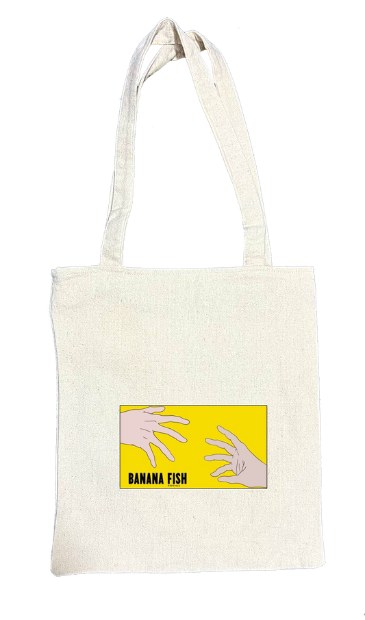 Banana fish tote bag beige 2