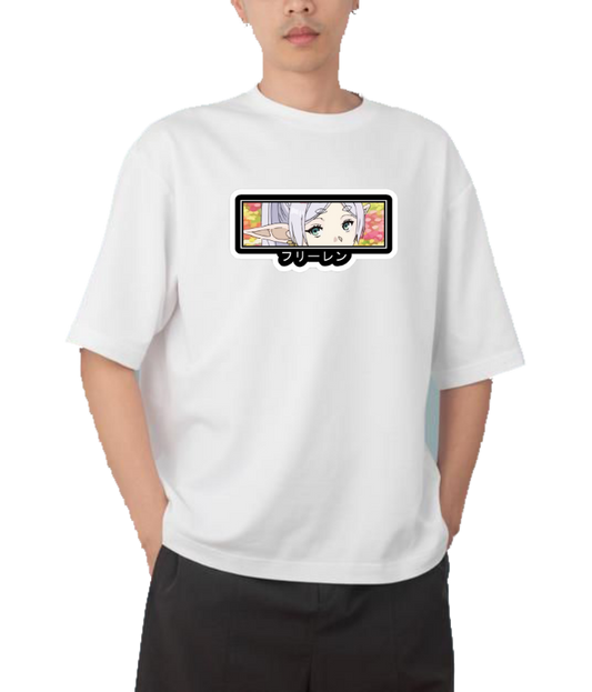 Frieren Beyond Journey's End t- shirt One Size White 2