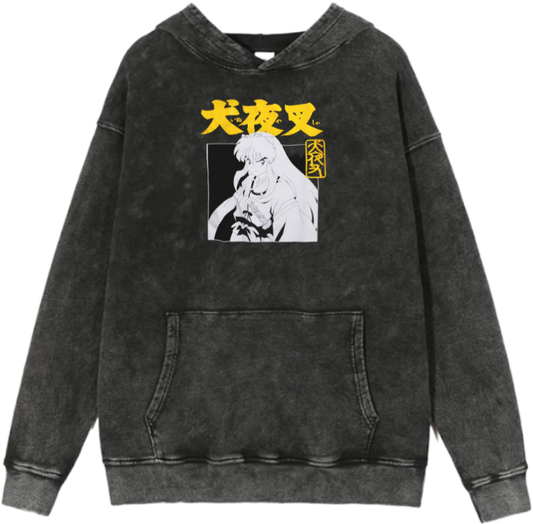 Inuyasha One Size hoodie Washed 2