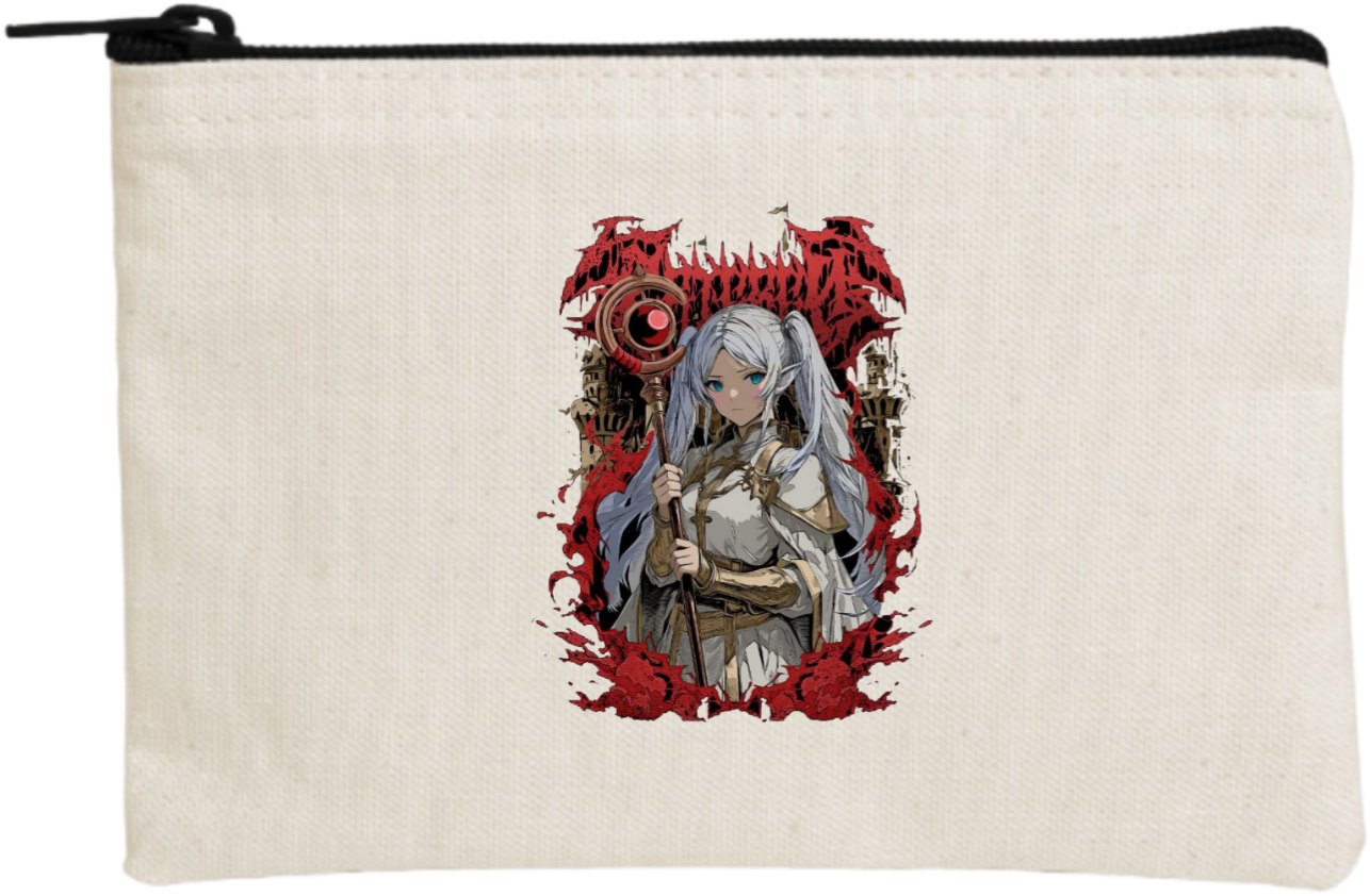 Frieren Beyond Journey's End wallet pencil case Beige 2