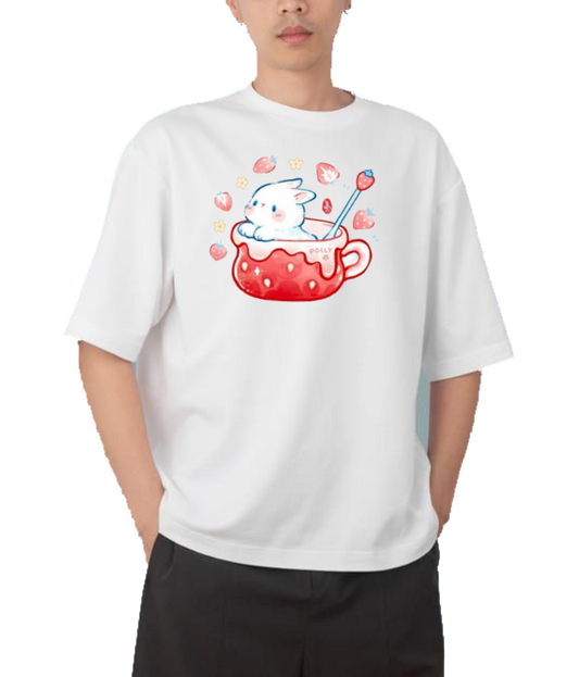 bunny One Size t- shirt White 2