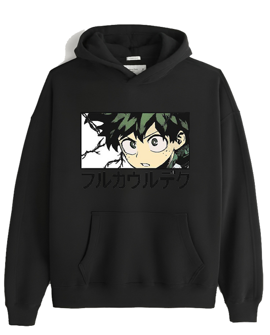 bnha  boku no hero academy One Size hoodie Black 9