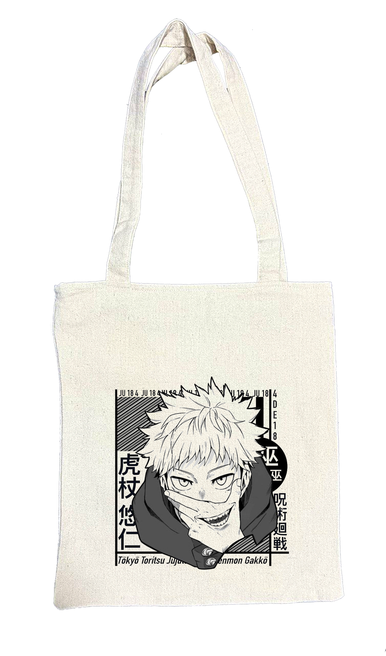jujutsu kaisen GOJO  tote bag biege 3