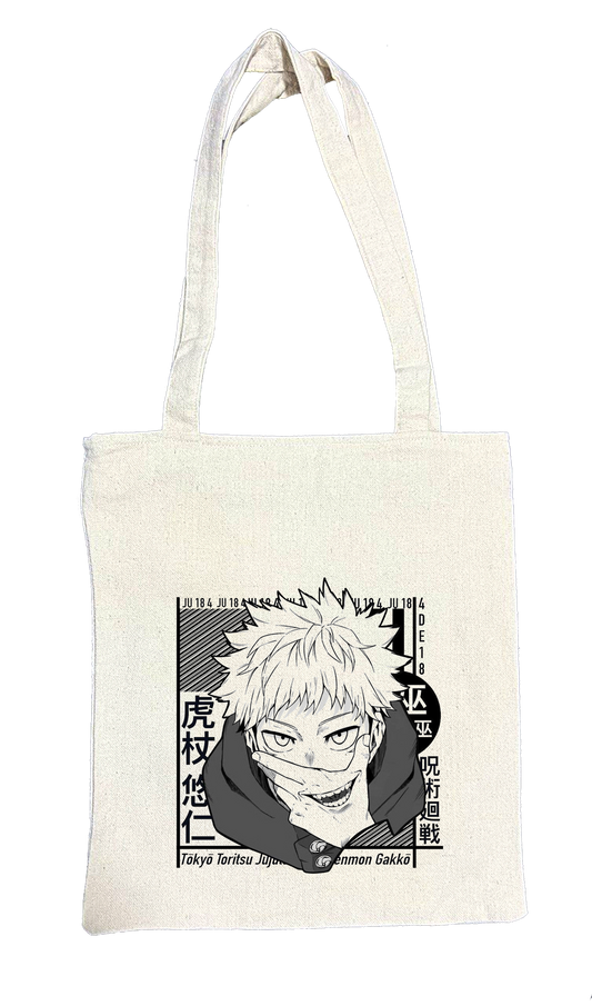 jujutsu kaisen GOJO  tote bag biege 2