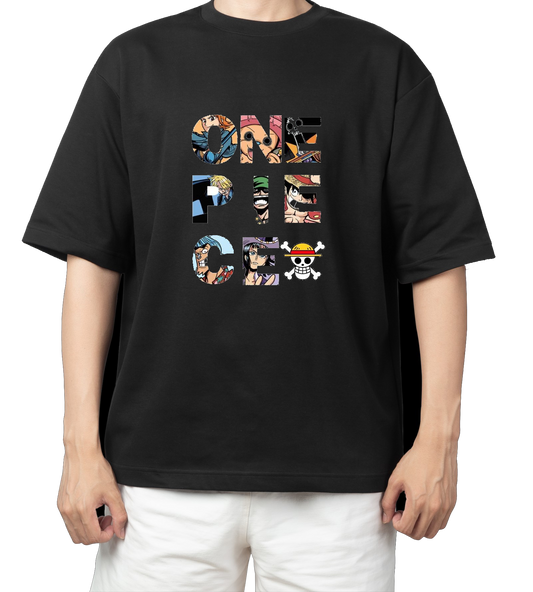 one piece t- shirt One Size Black 2
