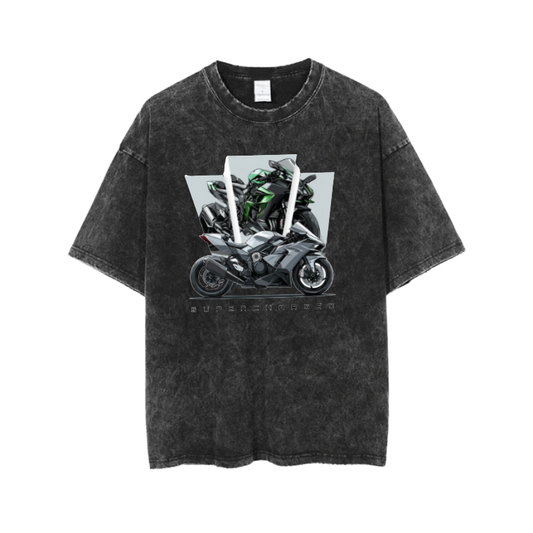 MOTOR CYCLE t- shirt One Size Washed 2