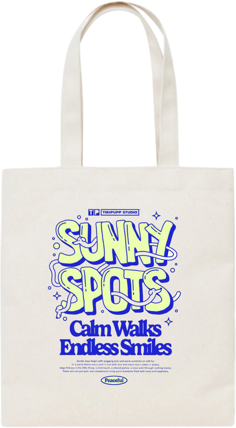 SUNNY SPOTS tote bag beige 2