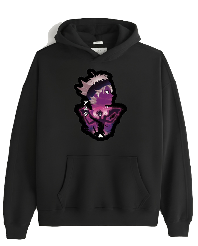 Black clover One Size hoodie Black 2