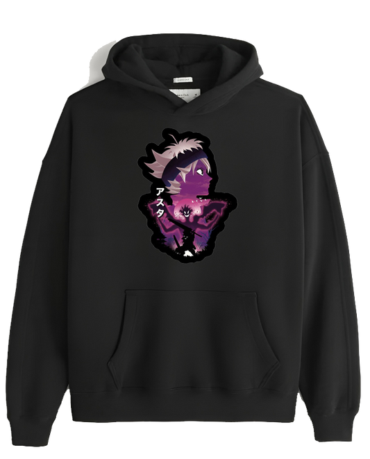Black clover One Size hoodie Black 2