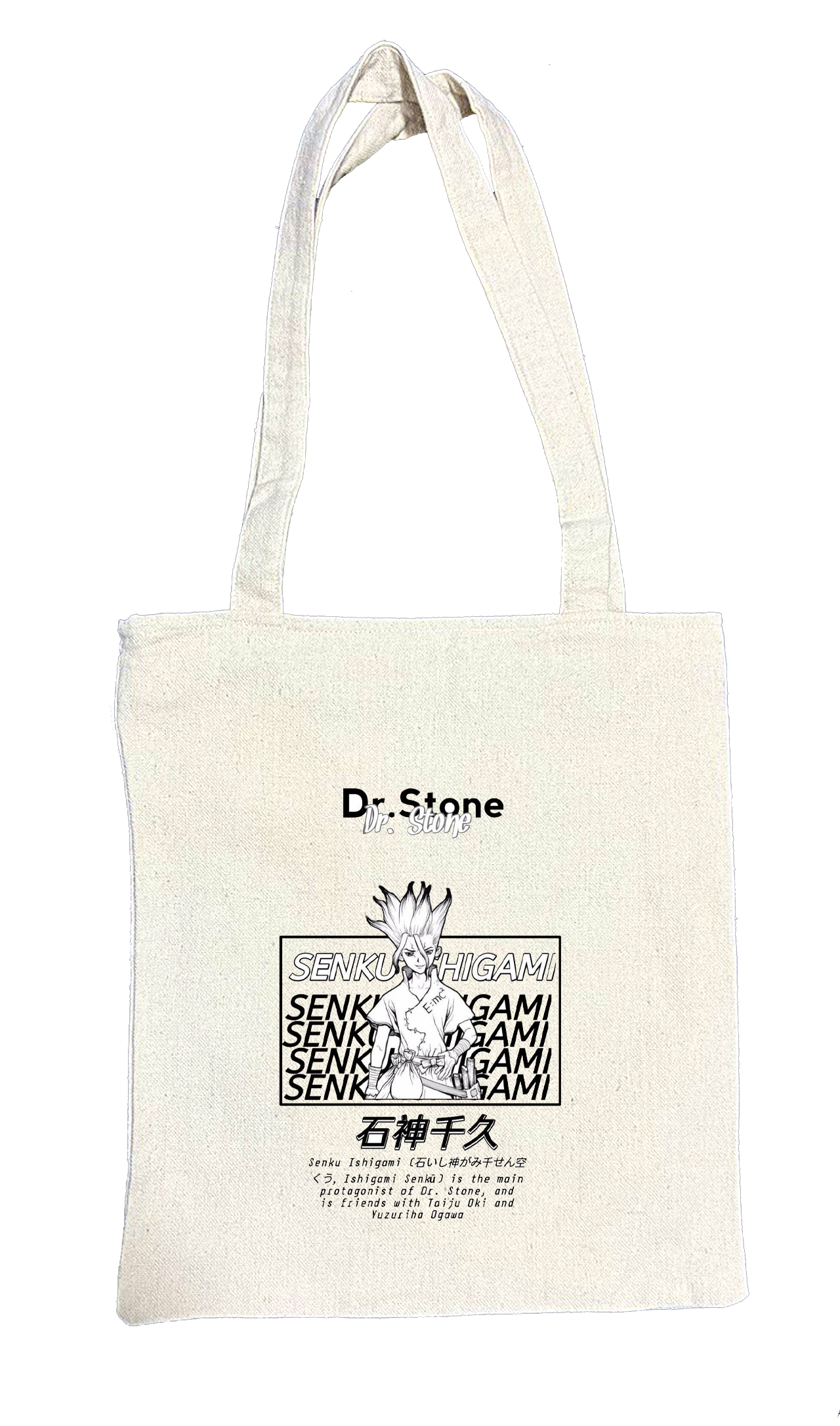 Dr. Stone tote bag beige 2