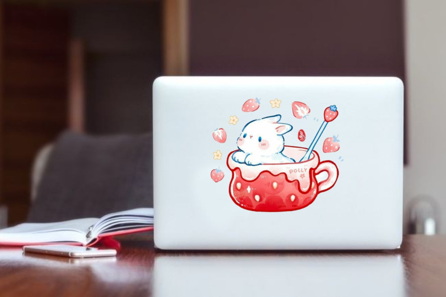 bunny Laptop Sticker 2