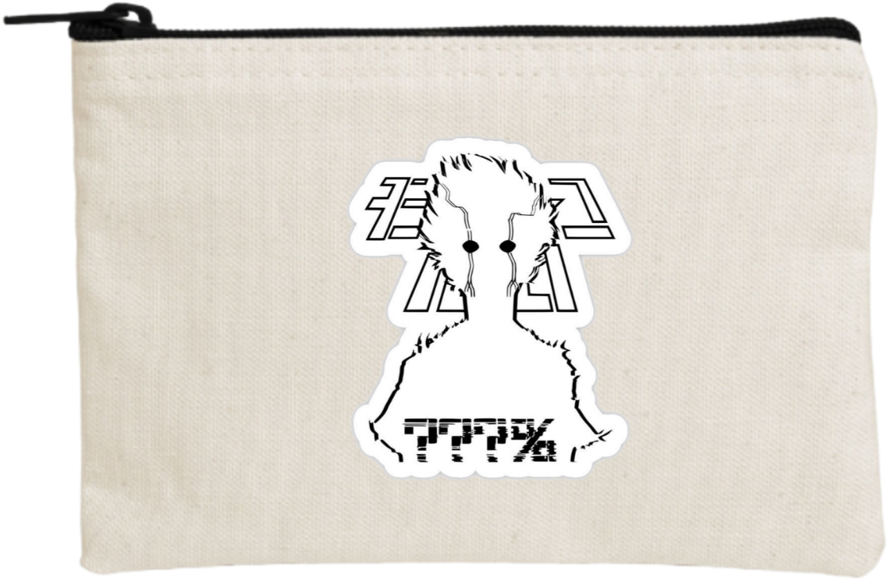 Mob Psycho 100 wallet pencil case Beige 2