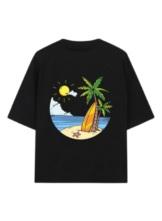 Summer Vibes t- shirt Black Back 2