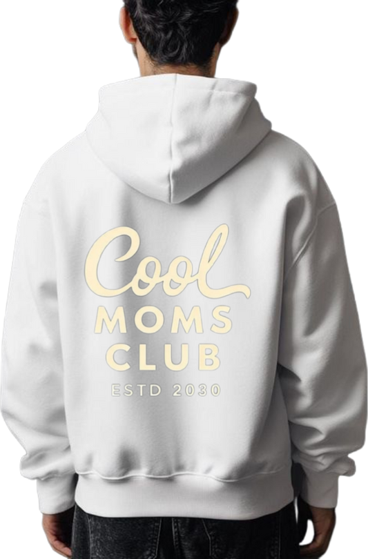 Mom dad parents Oversize Hoodie White Back 2