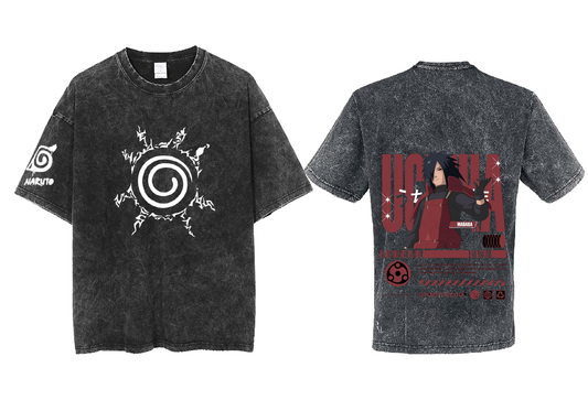 Naruto Shippuden t- shirt One Size Washed Back 2