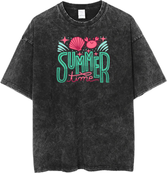 Summer Vibes One Size t- shirt Washed  2