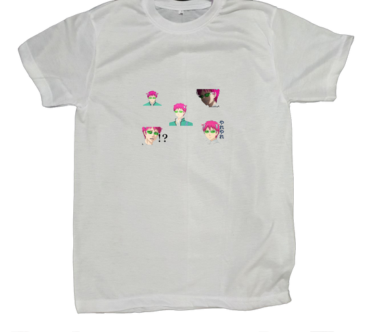 The Disastrous Life of Saiki K t- shirt fat White 2