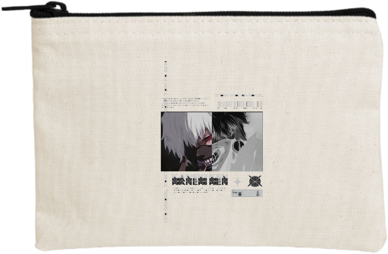 Tokyo ghoul wallet pencil case Beige 2